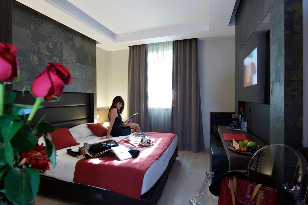 Unahotels Villa Dei Platani Foligno Room photo